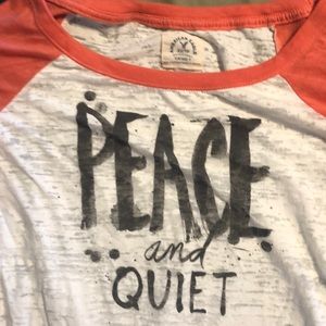 American eagle coral shirt XS